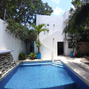 Comfortable Room With Pool And Garden In Cozumel